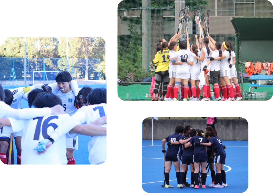 ホッケー部の写真